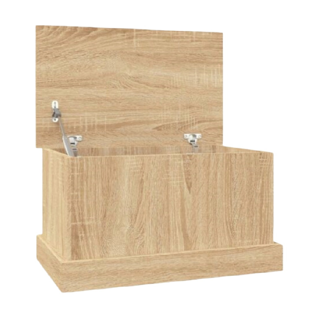 Coffre de rangement pour intérieur en bois aggloméré - 70 x 40 x 45