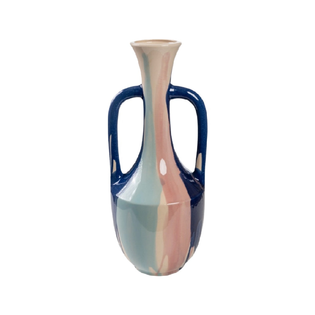 Vase décoratif en céramique pour intérieur - 12 x 12 x 30