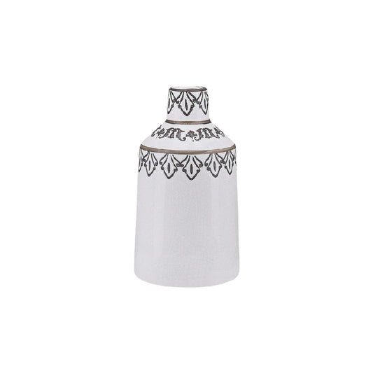 Vase décoratif en céramique pour intérieur avec motifs - 12 x 12 x 20