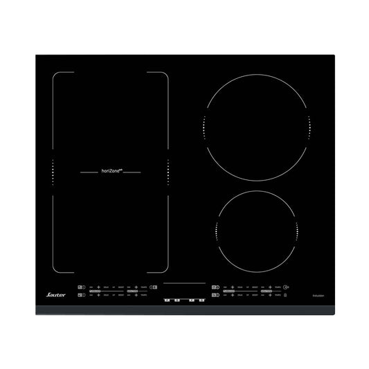 Sauter - SPI4664B - Plaque Induction - Table de Cuisson Encastrable - Noir - 4 Foyers - 7200W - Dimensions Encastrement : 56x49cm - Espace Grand Plat - Fabriqué en France