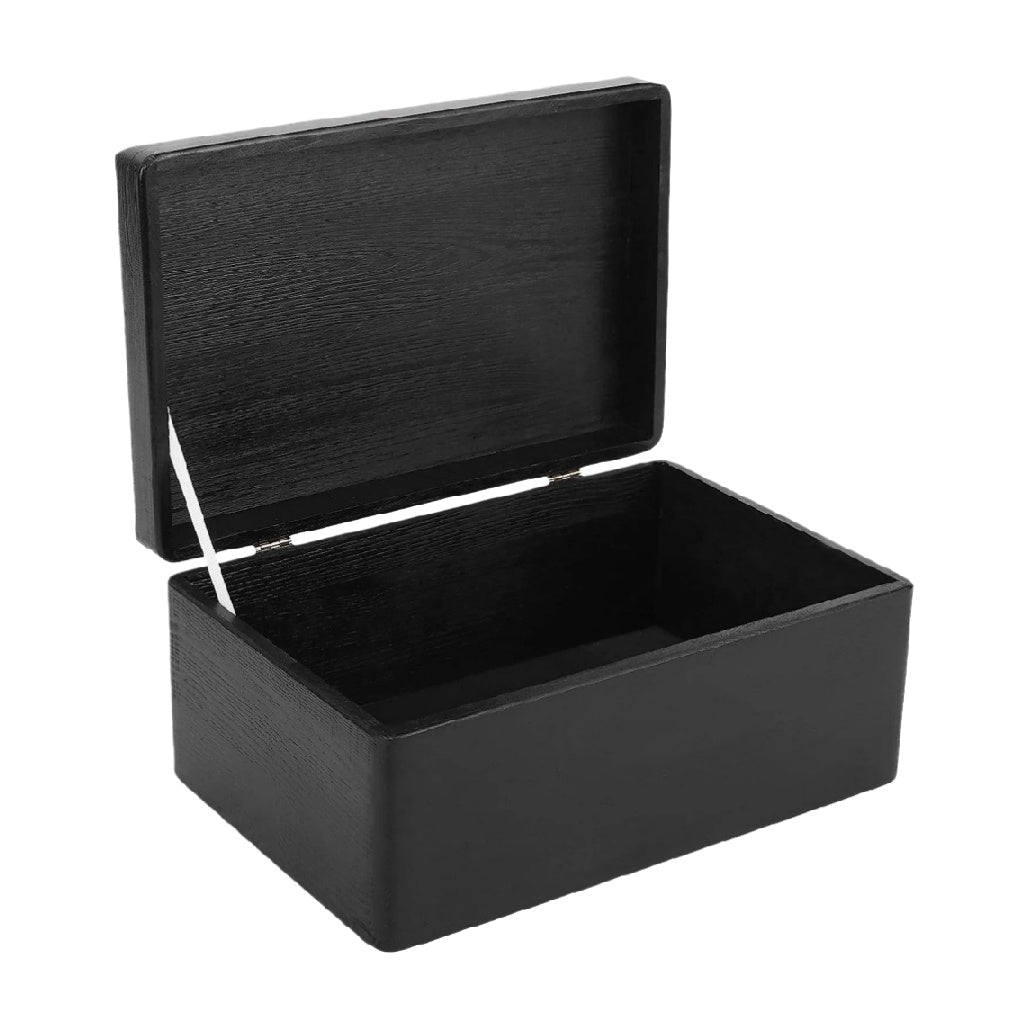 Boîte de rangement en bois pour organisation d'objets - 25 x 15 x 10