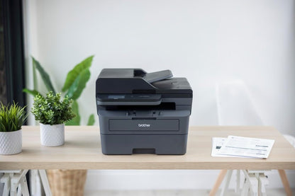 Brother DCP-L2665DW - Imprimante Multifonction 3 en 1 (Impression/Scan/Copie) Laser Monochrome - WiFi & Ethernet - Vitesse d'impression de 34 ppm | Eligible au Forfait d'encreEcoPro