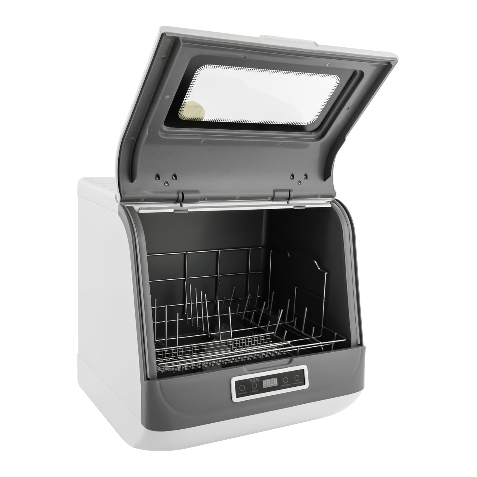 Lave-Vaisselle Portable, Mini-Lave-Vaisselle, 3 Modes De Nettoyage, Lave-Vaisselle, Etre Placé Sur Les Comptoirs, Sous Les Comptoirs, Machines A Laver Et Sur Les Etagères (Blanc)
