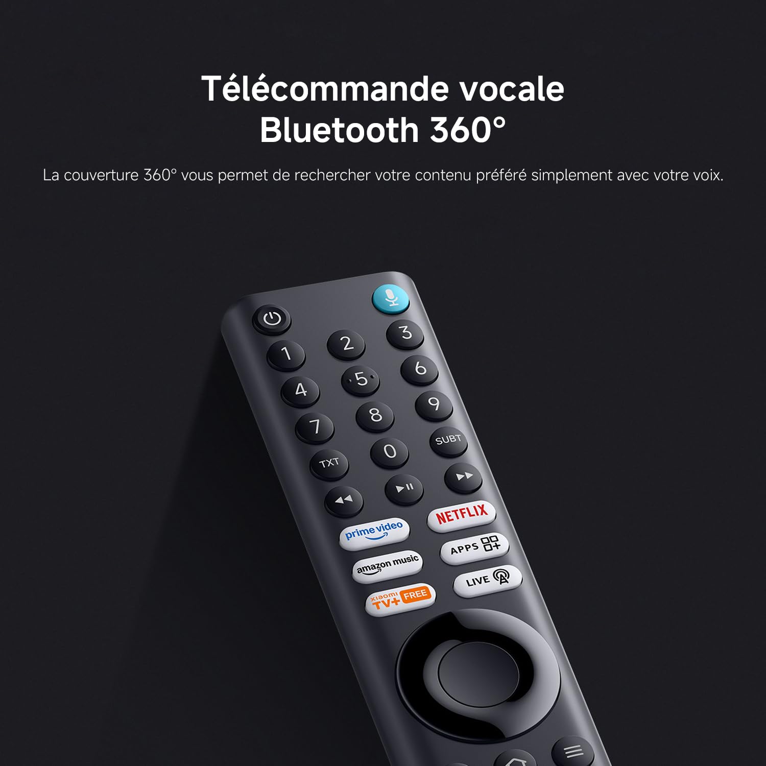 XIAOMI TV F Pro 50, 127 cm (50 Pouces), 4K UHD QLED, Smart TV, Fire TV, Contrôle Vocal Alexa, HDR10, Mode Game Boost 120Hz, MEMC, 2Go+32Go, Compatible avec AirPlay