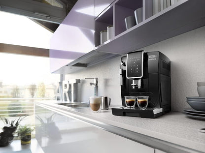 De'Longhi Dinamica Machine a Café Grain ECAM350.15.B, Machine Expresso et Cappucino, Noir