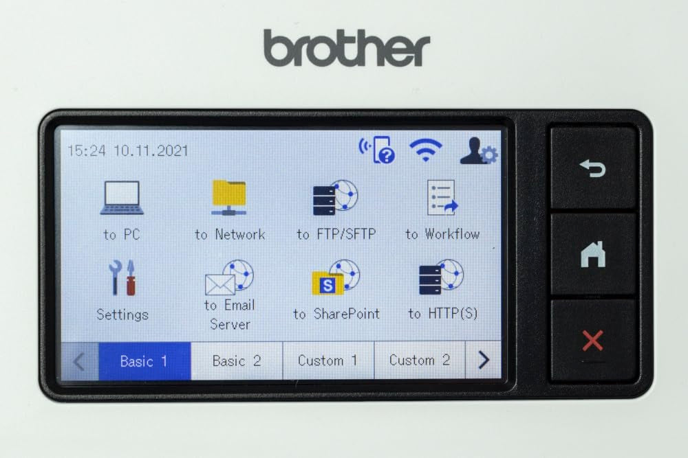 BROTHER ADS-4900W Scanner de Documents Professionnel / Recto - Verso / A4 / Rapide 60 Pages/Minute / Réseau Ethernet, Wi-FI, Wi-FI Direct / Scan to US