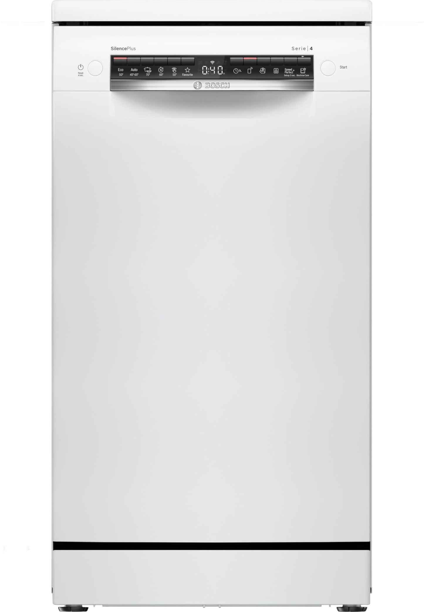 Bosch SPS4EMW24E, Série 4, Lave-vaisselle 45 cm, Pose libre, Blanc