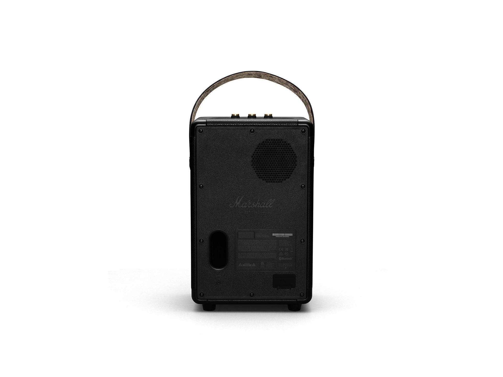 Marshall Tufton Haut-parleur de fête Bluetooth portable d'extérieur, résistant à l'eau IPX2 - Noir et laiton