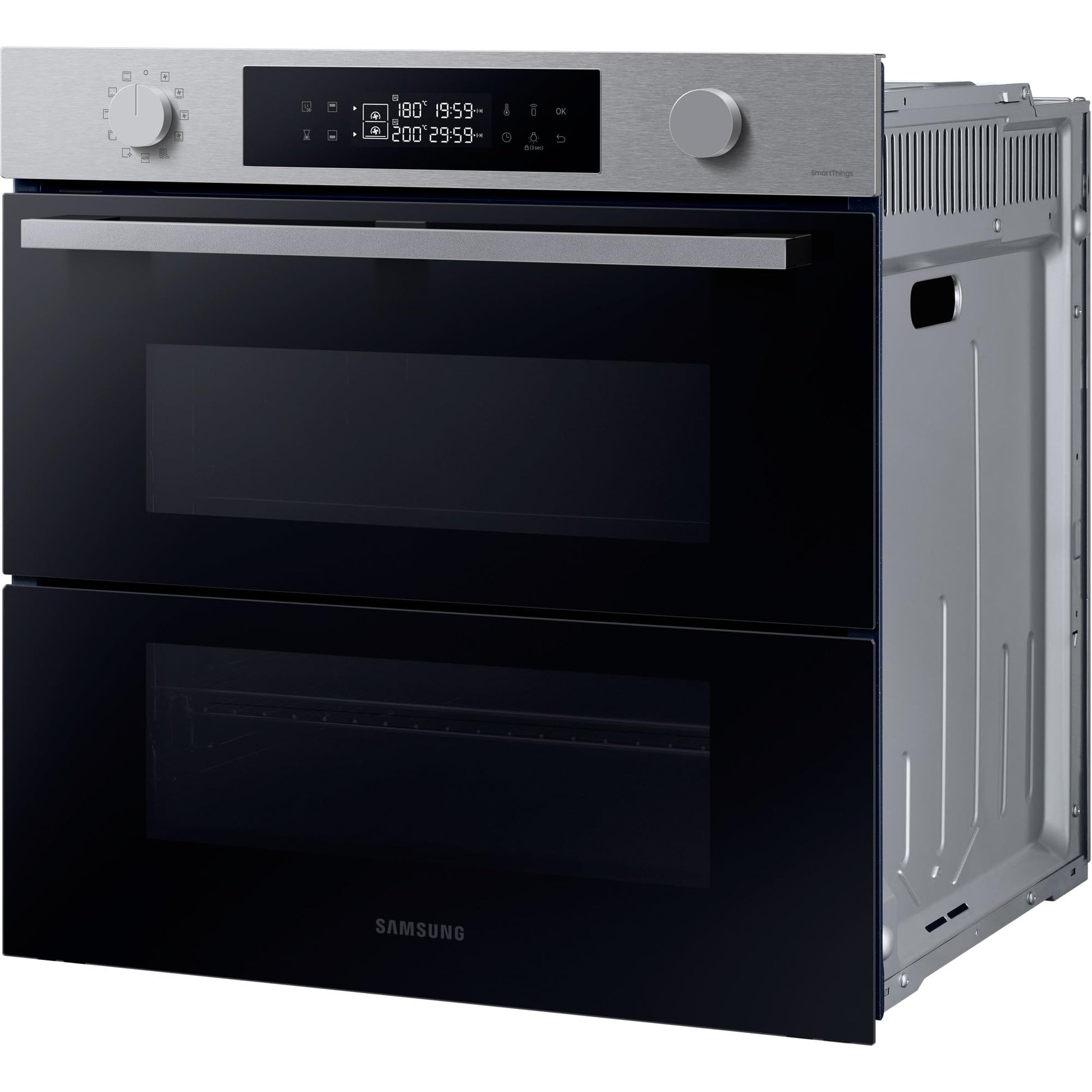SAMSUNG Four encastrable pyrolyse NV7B45305AS dual cook flex,76 litres, wifi