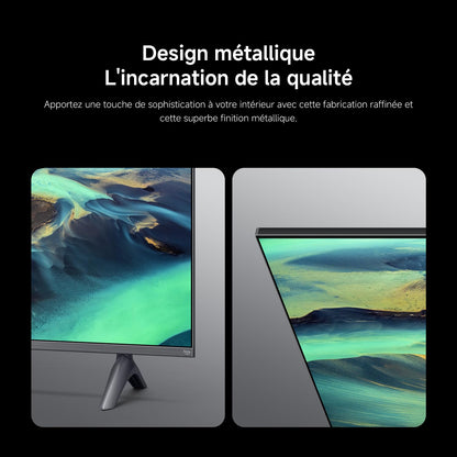 XIAOMI TV F Pro 75, 190 cm (75 Pouces), 4K UHD QLED, Smart TV, Fire TV, Contrôle Vocal Alexa, HDR10+, Mode Game Boost 120Hz, MEMC, 2Go+32Go, Compatible avec AirPlay
