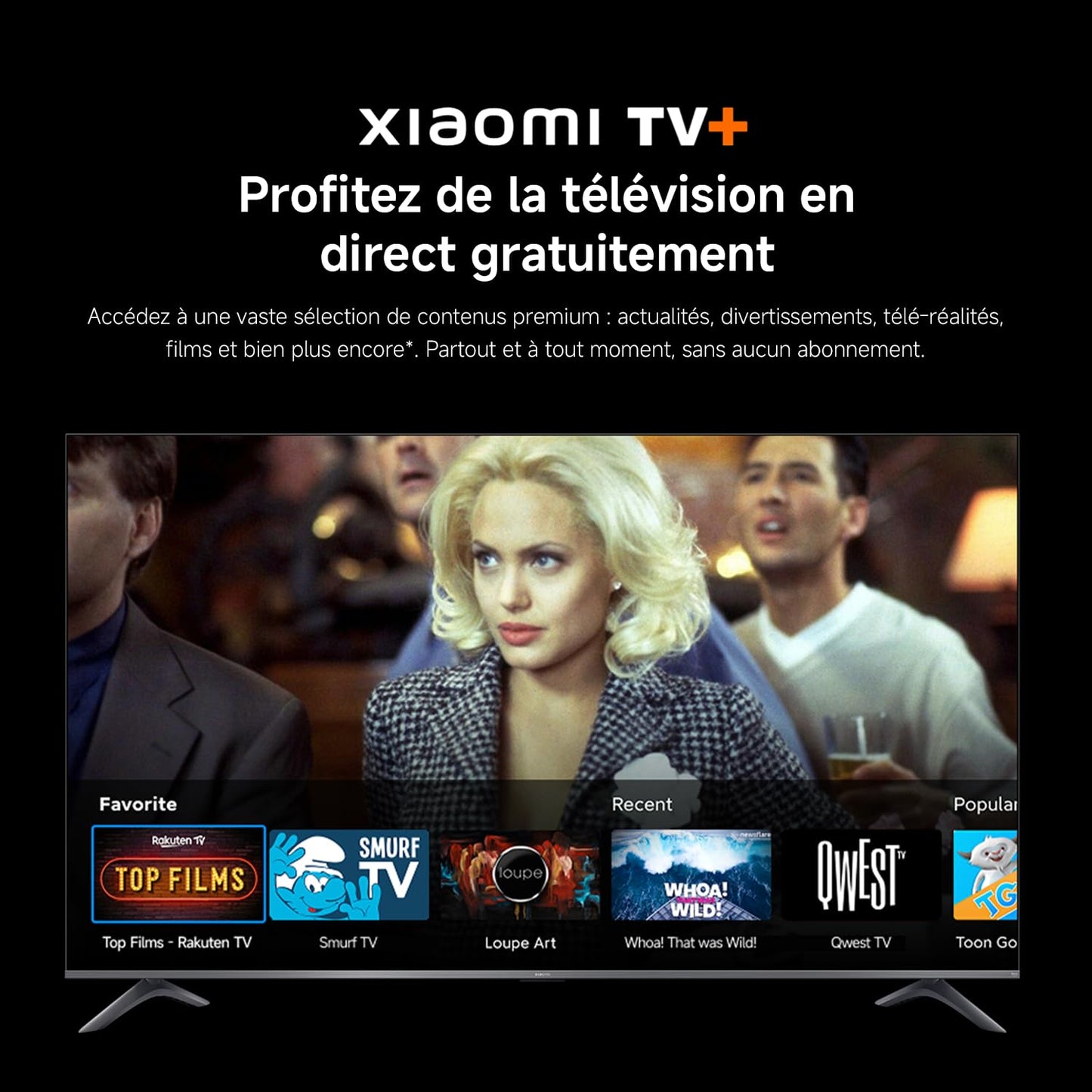 XIAOMI TV F Pro 50, 127 cm (50 Pouces), 4K UHD QLED, Smart TV, Fire TV, Contrôle Vocal Alexa, HDR10, Mode Game Boost 120Hz, MEMC, 2Go+32Go, Compatible avec AirPlay