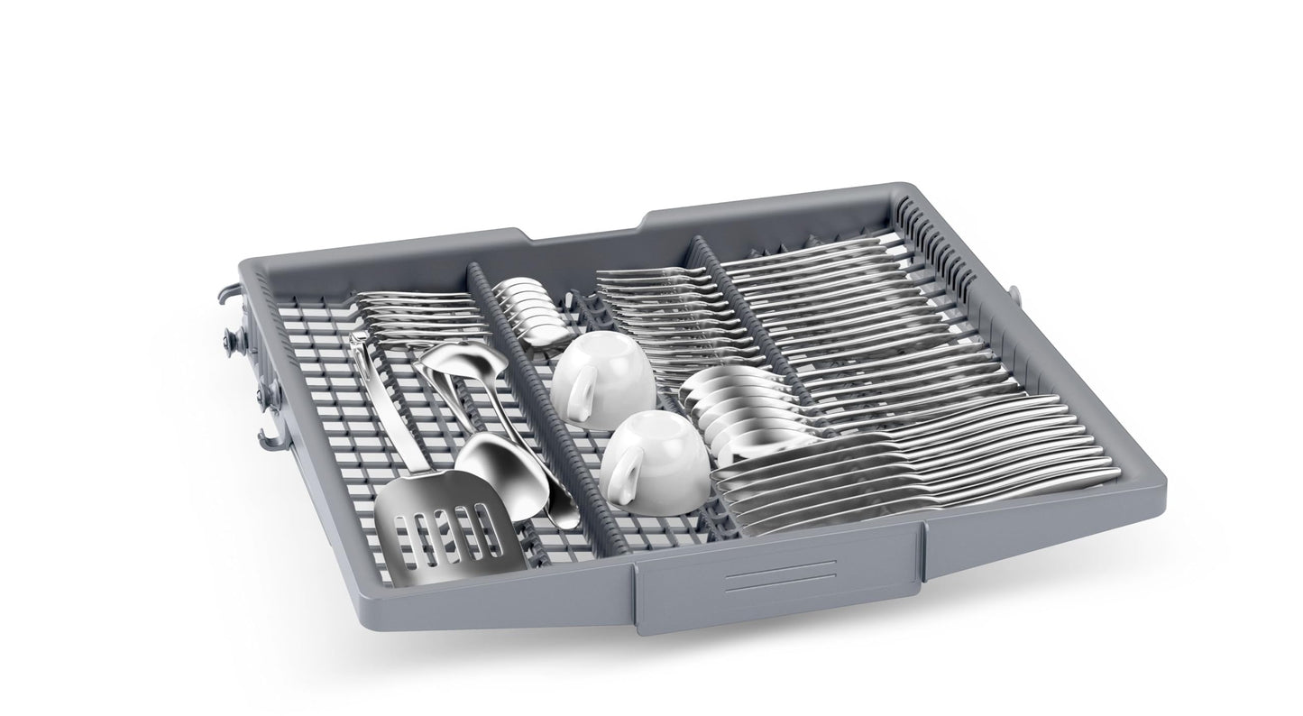 Bosch SMI4HCB19E, Série 4, Lave-vaisselle encastrable, 60cm, 14 couverts, Silence Plus 42 dB, Bandeau noir