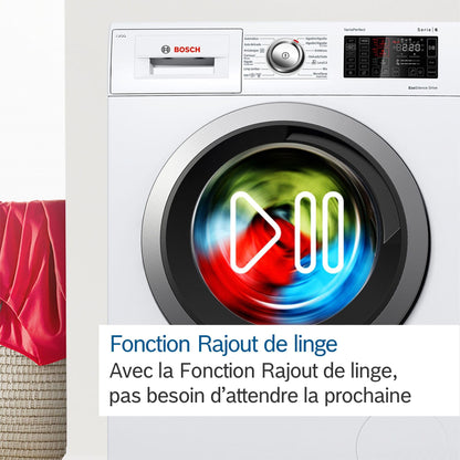 Bosch WGG244F1FR, Série 6, Lave-linge Pose-libre, 9 kg, 1400 trs/min, Blanc