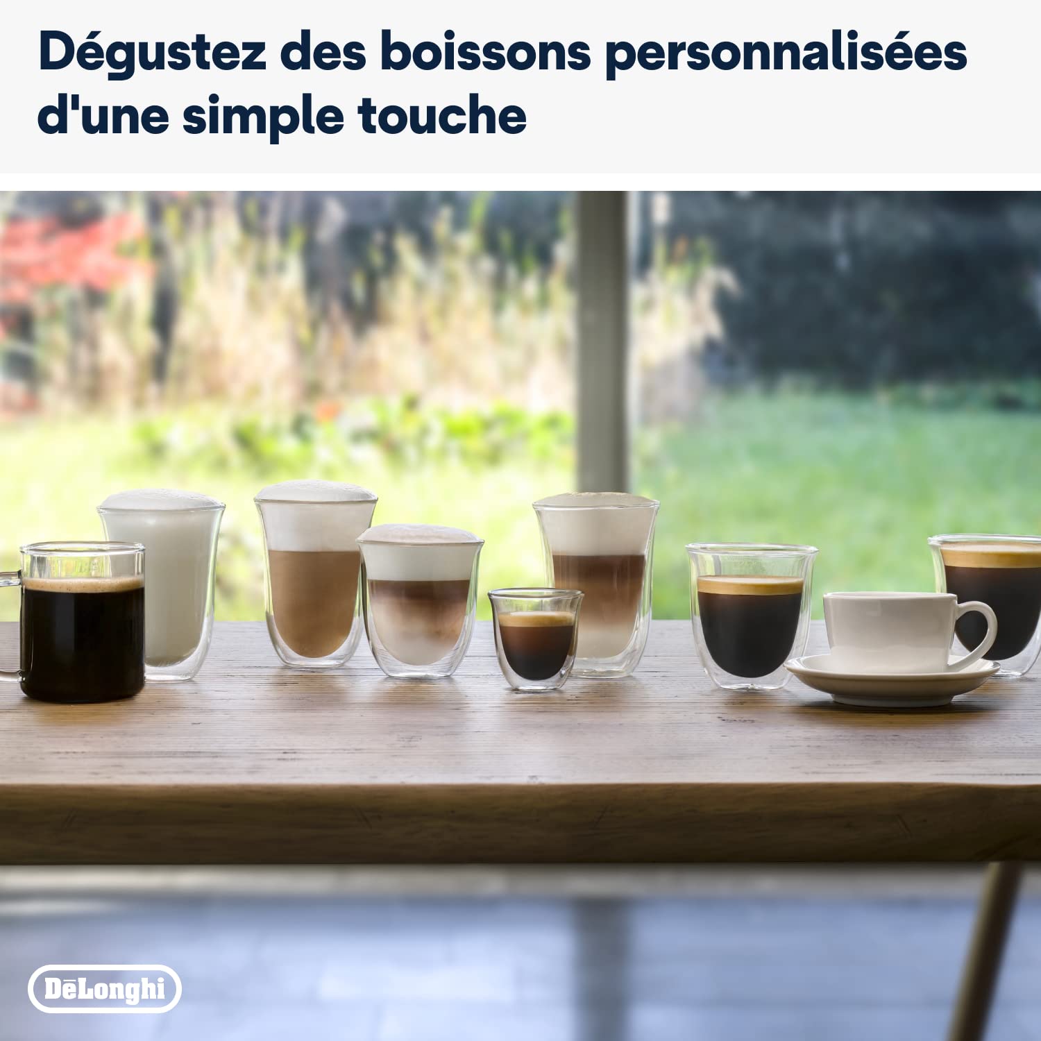 De'Longhi Dinamica Machine a Café Grain ECAM350.50.B, Machine Expresso et Cappuccino, Ecran Tactile, 1.8L, Noir