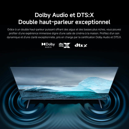 XIAOMI TV F Pro 50, 127 cm (50 Pouces), 4K UHD QLED, Smart TV, Fire TV, Contrôle Vocal Alexa, HDR10, Mode Game Boost 120Hz, MEMC, 2Go+32Go, Compatible avec AirPlay