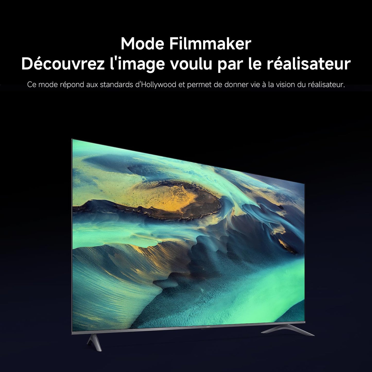 XIAOMI TV F Pro 50, 127 cm (50 Pouces), 4K UHD QLED, Smart TV, Fire TV, Contrôle Vocal Alexa, HDR10, Mode Game Boost 120Hz, MEMC, 2Go+32Go, Compatible avec AirPlay