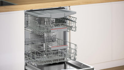 Bosch SMI4HCB19E, Série 4, Lave-vaisselle encastrable, 60cm, 14 couverts, Silence Plus 42 dB, Bandeau noir