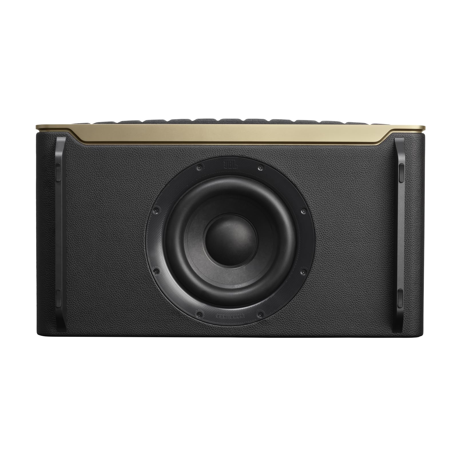 JBL Authentics 500 Enceinte intelligente connectée Hi-fidelity avec WiFi, Bluetooth et assistants vocaux, Dolby Atmos, design rétro, noire