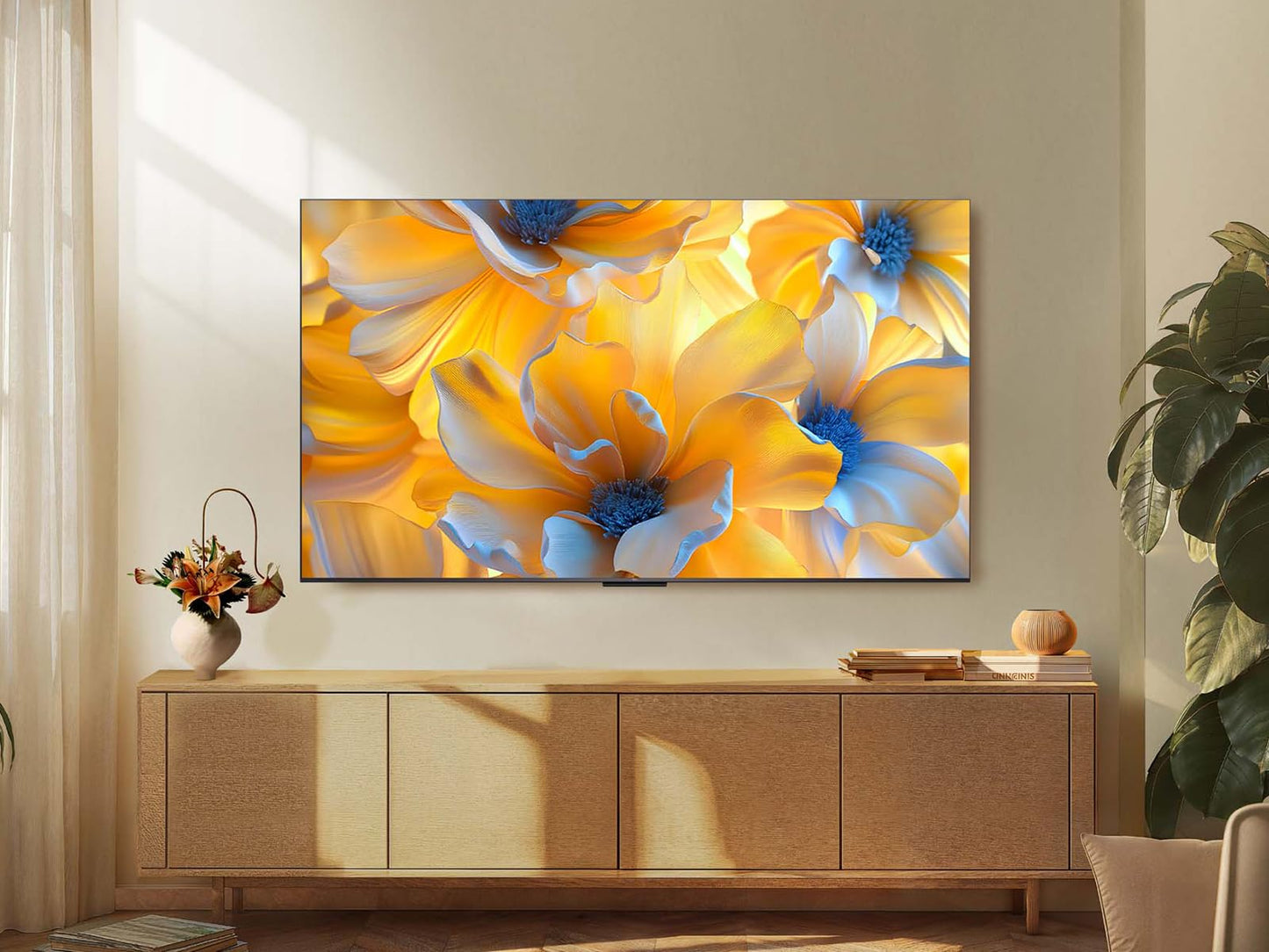 TCL 98Q6C QD-Mini LED TV, 4K HDR Premium 1000nits, Smart TV alimenté par Google (Dolby Vision IQ et Atmos, Panneau HVA Mat, système Audio Onkyo 2.1, Motion Clarity Pro 144Hz)