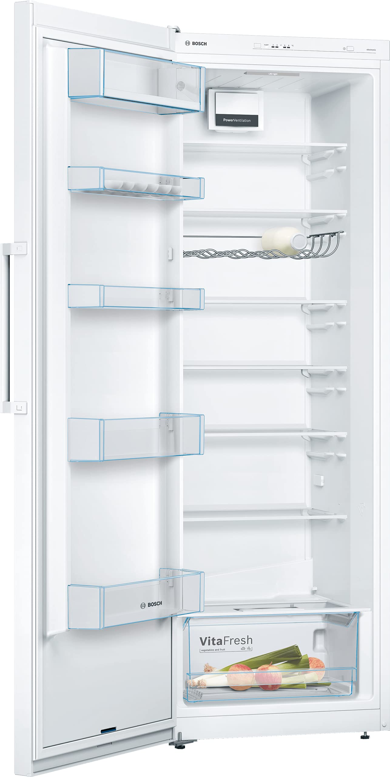 Bosch KSV33VWEP Réfrigérateur pose-libre VitaFresh Série 4 - 324 litres - 176 x 60 cm - Blanc
