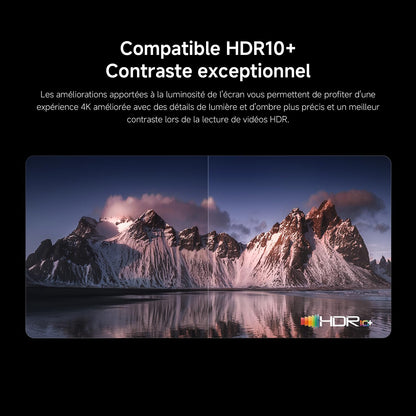 XIAOMI TV F Pro 75, 190 cm (75 Pouces), 4K UHD QLED, Smart TV, Fire TV, Contrôle Vocal Alexa, HDR10+, Mode Game Boost 120Hz, MEMC, 2Go+32Go, Compatible avec AirPlay