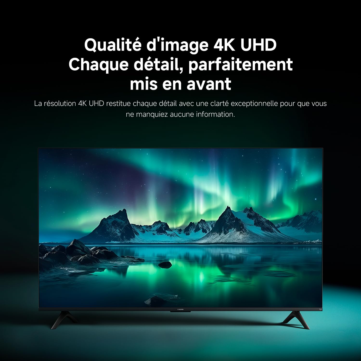Xiaomi TV F 55, 140 cm (55 Pouces), 4K UHD, Smart TV, Fire TV, Contrôle Vocal Alexa, HDR10, MEMC, Mode Game Boost 120Hz, 2Go+32Go, Compatible avec AirPlay