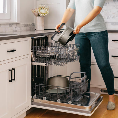 Ninja Multicuiseur Foodi, Air Fryer, 7-en-1, 6L, 7 fonctions de cuisson, Autocuiseur Multifonction, Cuisson sous pression, Friture à l'air, Cuisson lente, Gril et plus, Acier brossé et Noir, OP300EU