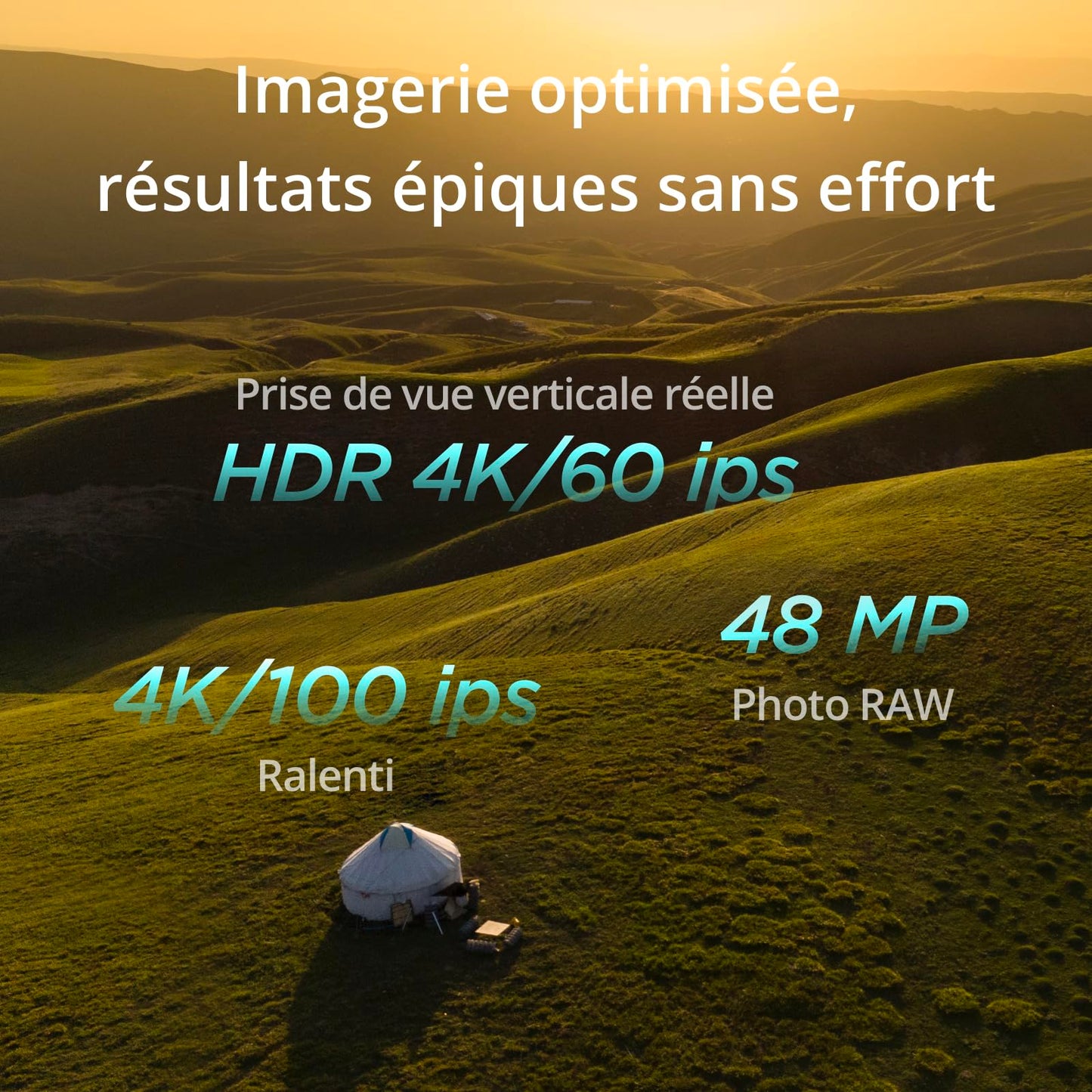 DJI Mini 4 Pro (DJI RC 2), Mini Drone Pliable avec Caméra 4K pour Adultes, Moins de 0,549 lb/249 g, Temps de Vol 34 min, Transmission Vidéo 20 km, Détection Omnidirectionnelle, C0